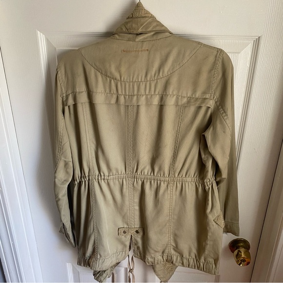 Anthropologie Hei Hei Tan Lace Anorak Small - Picture 5 of 16